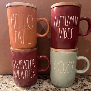 Rae Dunn Fall Mug Set